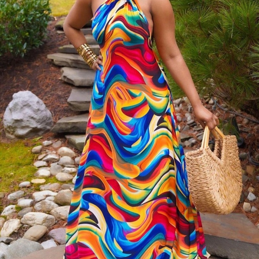 Maxi Halter Dress